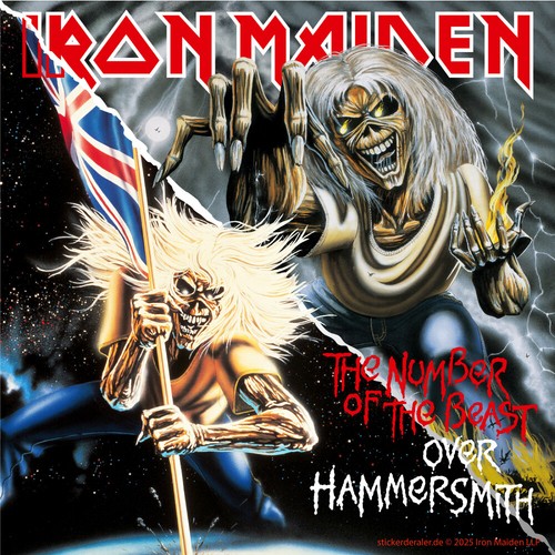 Iron maiden aufkleber the - iron,