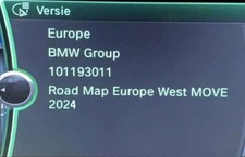 Aggiornamento navigazione originale BMW Europa Ovest e Est MOVE 2024 MAP + codice FSC