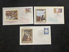 Lotto 3 buste filateliche VIAGGI PAPA GIOVANNI PAOLO II Norcia Valnerina 1980 
