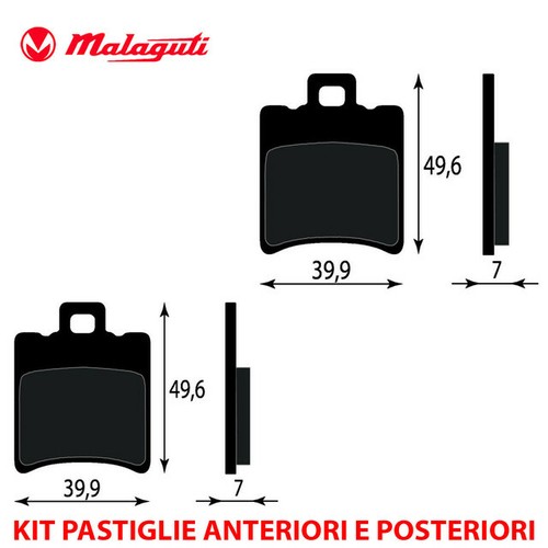 Kit pastiglie freno - kit,