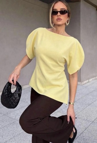 Top zara donna fw26 - top, giallo