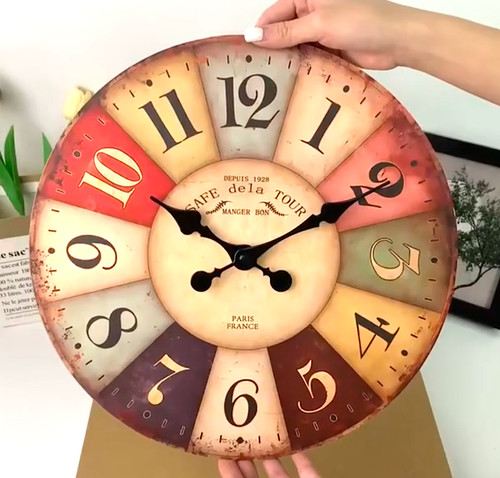 Orologio parete muro stile - orologio,