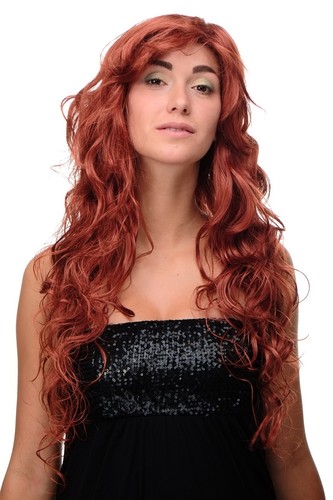 Parrucca lunga rosso rame - parrucca,