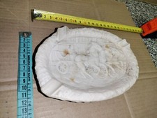 Posacenere Vintage Da Collezione Tipo Pietra Marmo o Gesso Raffigurante Cavalli