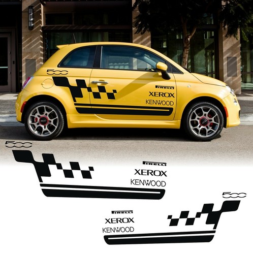 Adesivi compatibili fiat 500 - adesivi,