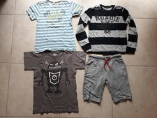 lotto 1219b stock bambino t-shirt pantaloncini felpa 8 anni