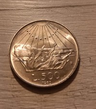 Moneta argento FDC 500 LIRE