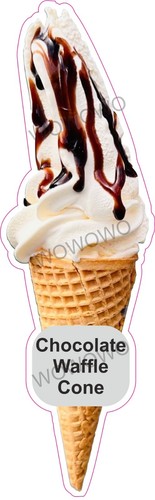 Adesivo furgone gelato - , cialda
