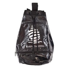 Zaino Marina Yachting nero impermeabile con una cinghia vela borsa grande