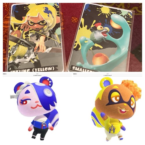 Amiibo splatoon collab - splatoon,