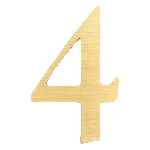 Solid brass civic numbers - solid,