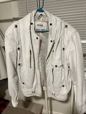 Giacca moto uomo vintage pelle