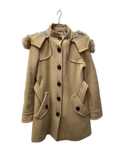 Cappotto lana con cappuccio