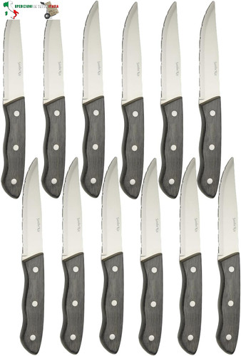 Set coltelli bistecca 6 12 - coltelli, da