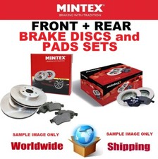 MINTEX FRONT + REAR DISCS +