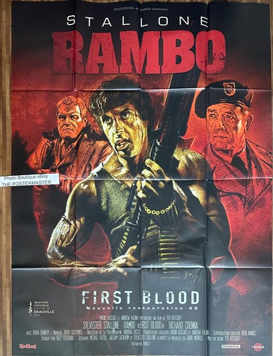 Affiche cinéma rambo - -, first