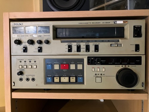 Sony matic 9850 recorder - u-matic,