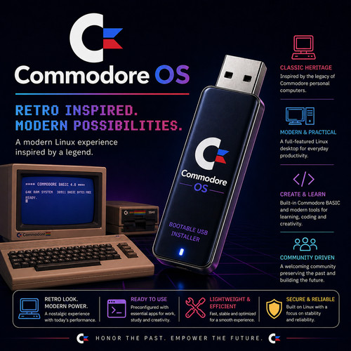 Commodore usb avviabile - commodore,