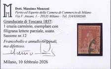 ANTICHI STATI 1857 TOSCANA 1