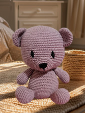 Adorable crochet inch teddy - 8,