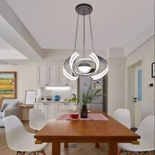 Lampadario a Sospensione LED Design Fasce Metalliche 78W Lampada da Soffitto