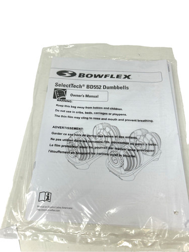 Bowflex select tech bd552 - bowflex,