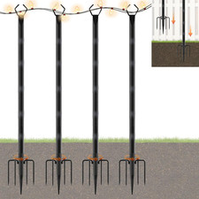 Confezione Da 4 Pali per Luci