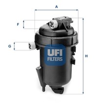 Filtro carburante ufi - filtro,