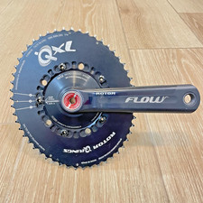 Rotor FLow 3d+ Crankset QXL Oval Chainrings 11s Mas 172.5 mm