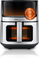 Heron Max, Friggitrice Ad Aria Doppia Resistenza, Cottura a Vapore, Air Fryer 8 