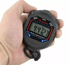 NUOVO CRONOGRAFO ATLETICA CRONOMETRO ERGONOMICO COMODO PALESTRA SPORTIVO