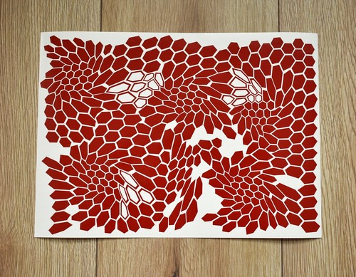 Kryptek camo stencil pellicola - kryptek,