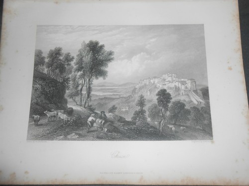 1850 incisione acciaio - incisione, su