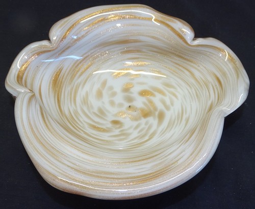Ciotola murano rame mica - murano,