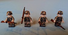 WW2 Squadra Fanteria Tedesca (4x) - Minifigure Militari Personalizzate Battle Pack