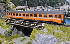 ROCO 44660 (1) FS CARROZZA PASSEGGERI 2° CLASSE EUROFIMA 1:87  H0 HO