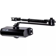 Chiudiporta Cisa Serie 604 Mab Oleodinamico Nero Forza 2/4 Con Fermo