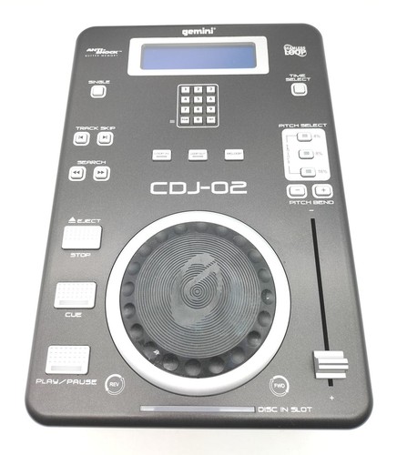Gemini cdj tabletop cd - cdj-02, dj