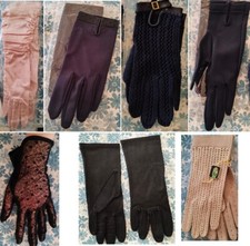 Lotto di guanti vintage in
