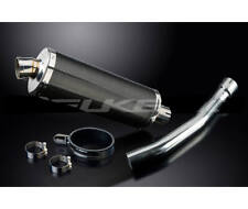 Yamaha YZF R1 -98/01- Silenziatore Scarico Ovale Carbonio 350 MM -delk