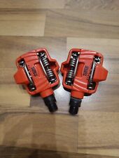 TIME ATAC alium RED clipless PEDALS mountain bike xc race vintage Pedali