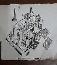 JOUEF HO église ville village en boite neuve bâtiment maison LIMA L 600989