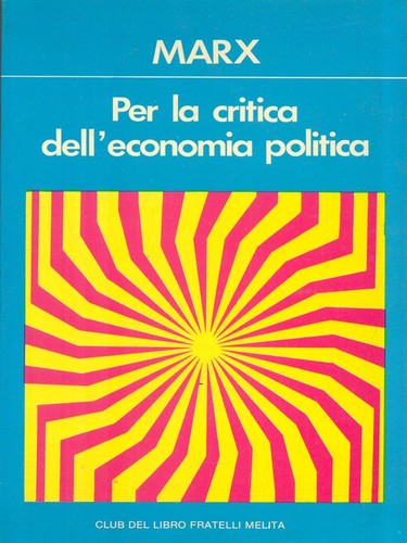 Per critica dell economia - per, la