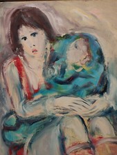 OLIVER TIHI, QUADRO OLIO SU TELA 80X100CM OPERA PER AMATORI E COLLEZIONISTI