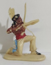 31276 SOLDATINI - in plastica W. Germany - indiani cowboy - h cm 4.5