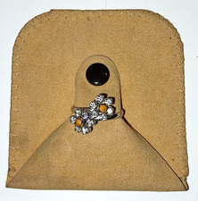 ANELLO, misura 17 con PIETRE SEMI-PREZIOSE (sono tutte presenti e perfette)