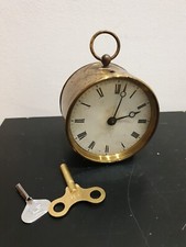 Antico Orologio Sveglia Pendola Francese Metà 800 Funzionante