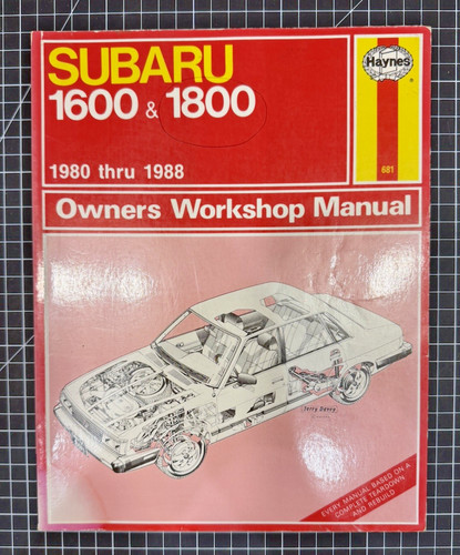 Haynes subaru 1600 - haynes,