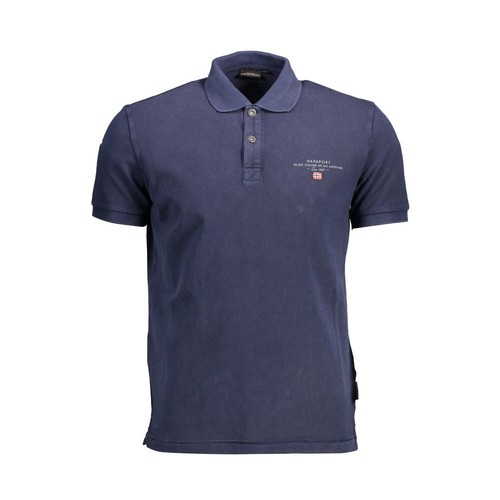 Napapijri blue cotton men - blue,