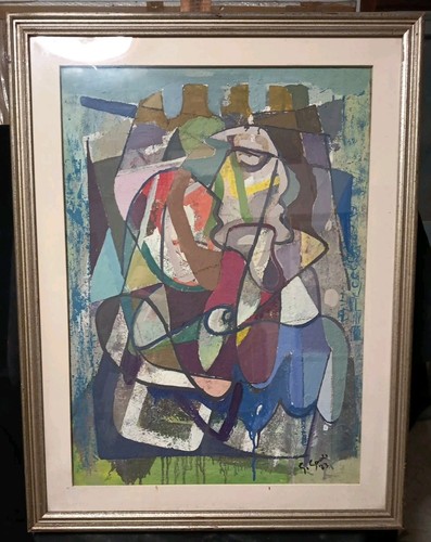 Goffredo godi antico quadro - godi,